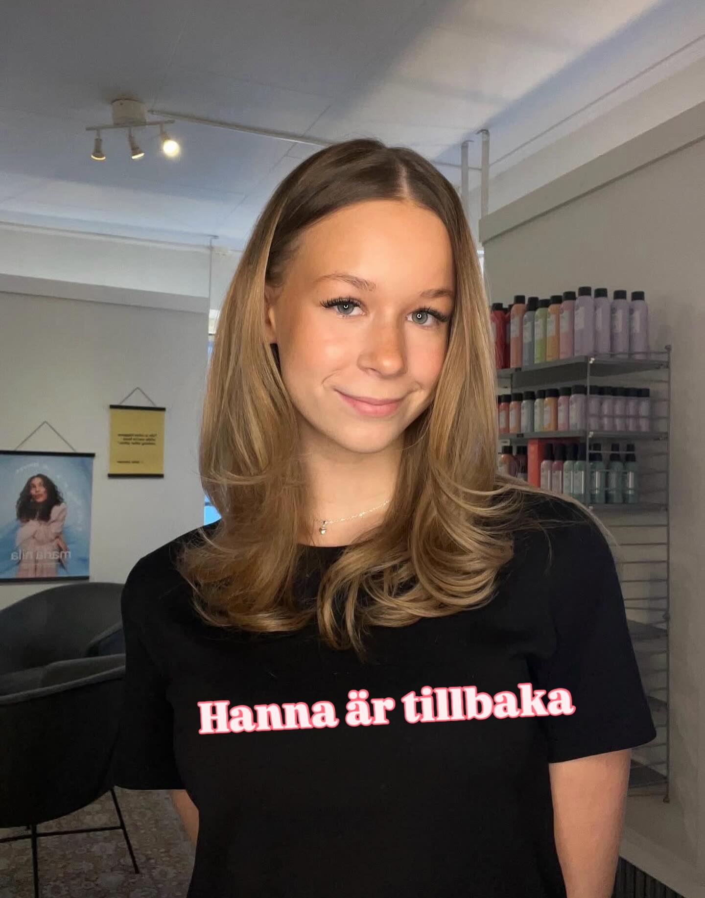 Hanna är tillbaka efter sommaren och är numera 3:e-årselev 🤩 😊